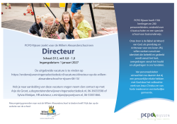Vacature directeur Willem Alexanderschool